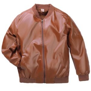 TLAENSON Boys Leather Jackets For Toddler Kids Faux Motorcycle PU Leather Coats Aged 2-12 yrs